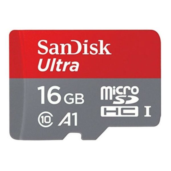 כרטיס זכרון מיקרו 16 GB סנדיסק