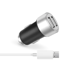 מטען רכב מיקרו USB 2A כפול